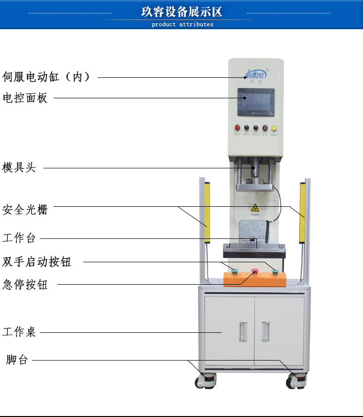 1T半弓型伺服壓力機介紹